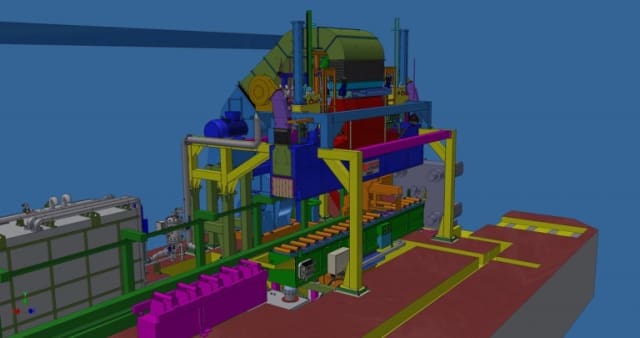 Presezzi HECS高速，多面空氣和水淬系統(tǒng)。 （圖片由Vitex Extrusion提供。）